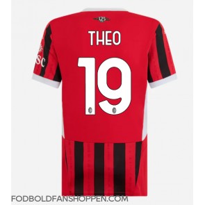 AC Milan Theo Hernandez #19 Hjemmebanetrøje Dame 2024-25 Kortærmet